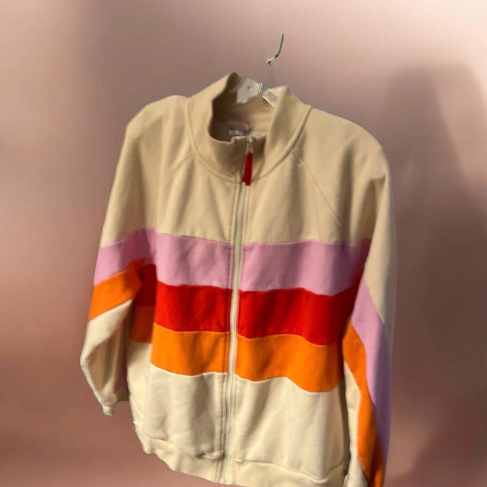 Lego Women's Cream and Multicolor Bomber Jacket